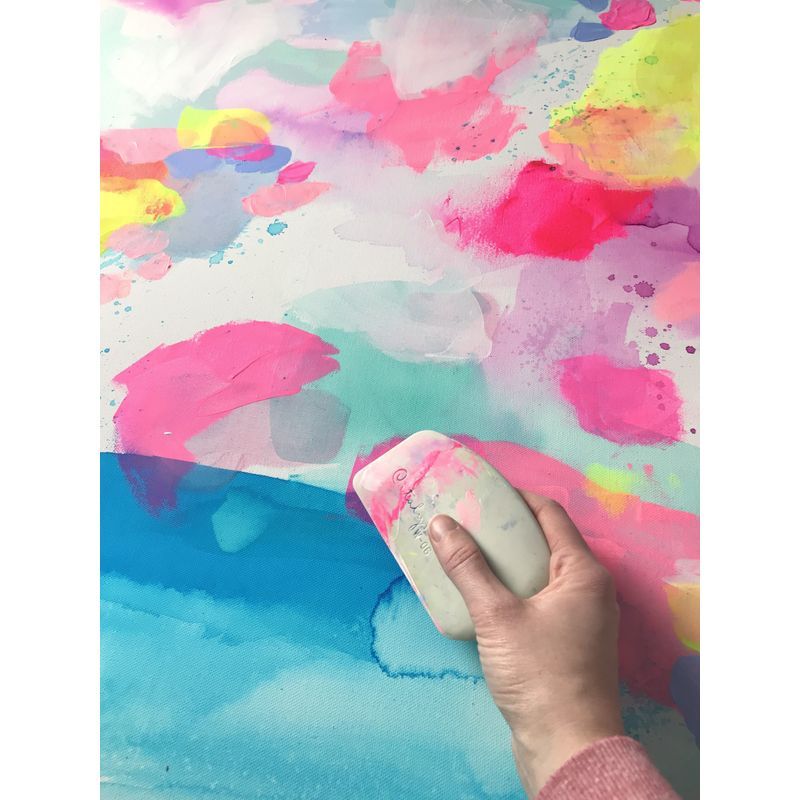 Princeton Wedge kuviointikampa No 2 Sininen, silikonia