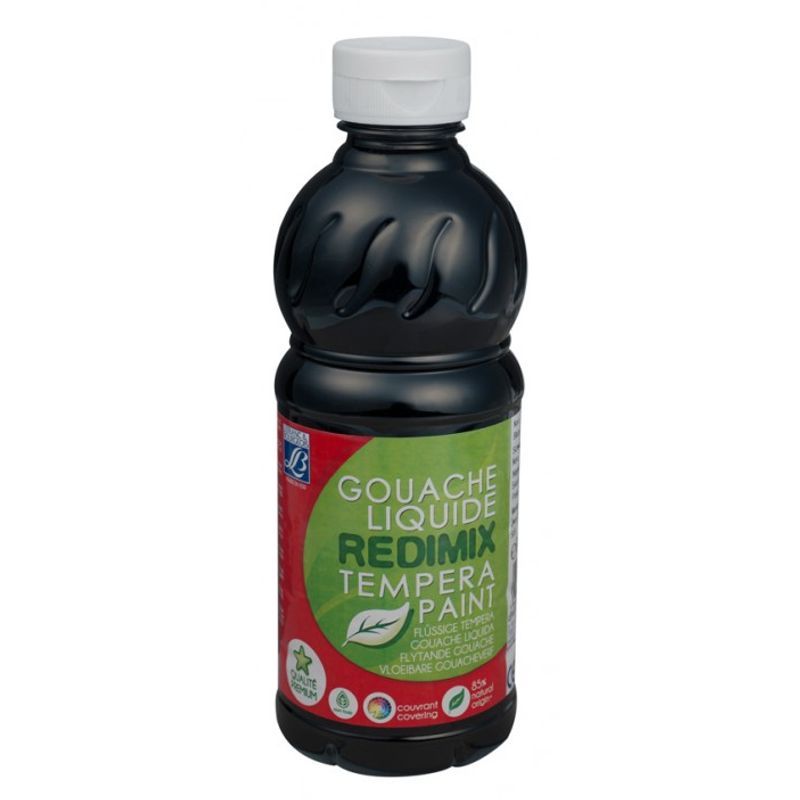 LB Redimix 500ml 265 (017) Black x (2), 500ml valmisväri musta