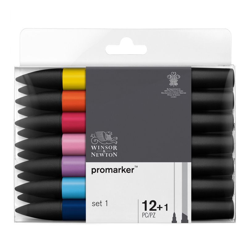WN Promarker 12+1-lajitelma set 1, Sis. blenderin