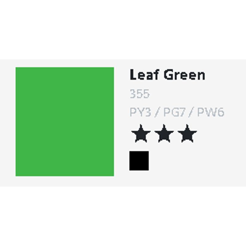 T DR Aquafine Gouache 355 15ml Leaf Green