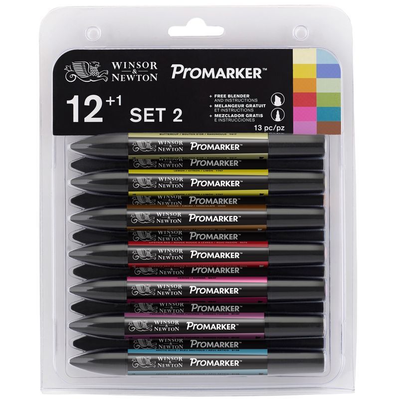 WN Promarker 12+1-lajitelma set 2, Sis. blenderin