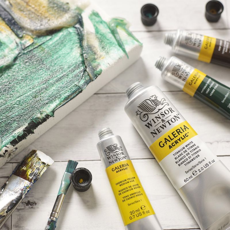 WN Galeria 500ml 554 Raw umber (1), 500ml akryyliväri