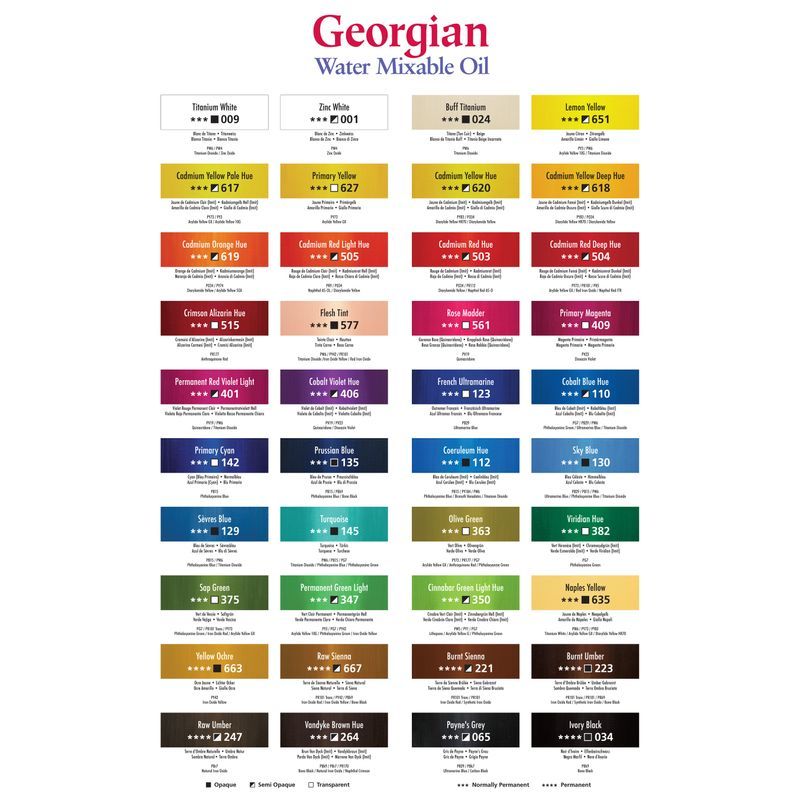 DR Georgian WAMO 37ml 065 Payne's grey, vesiliukoinen öljyväri