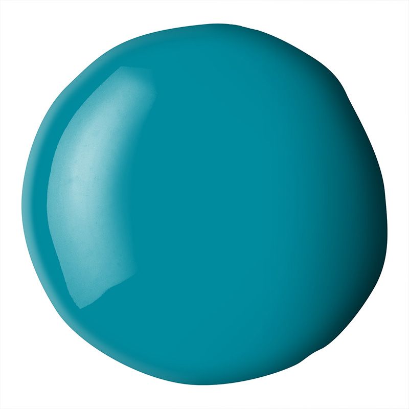 LQX Basics Fluid 118ml 046 Turquoise Blue, juokseva akryyliväri