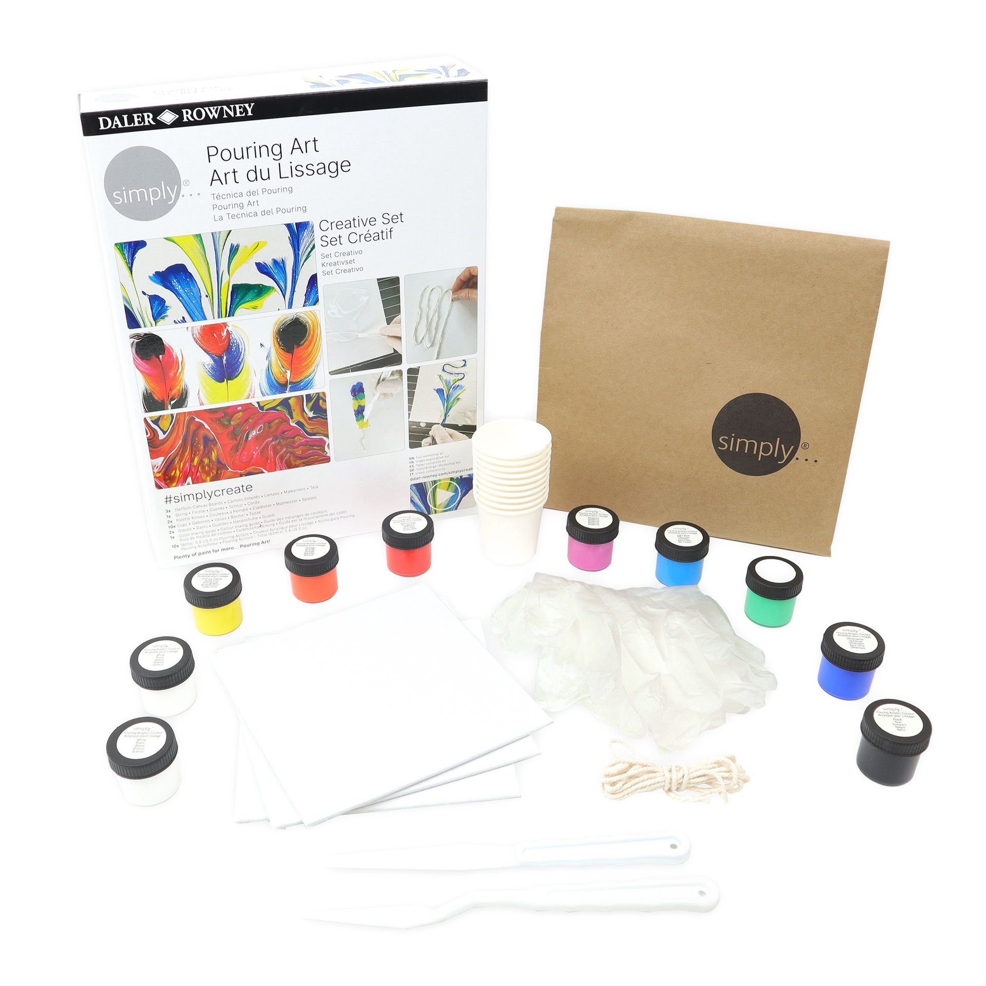 DR Simply Creative Pouringmaalaussetti