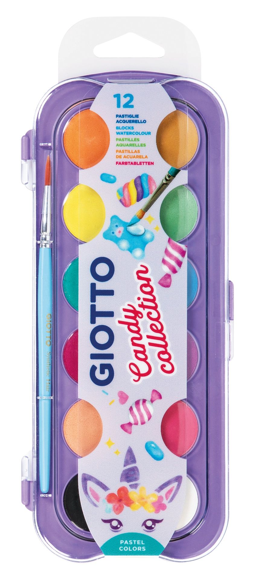 Giotto Candy Acquerelli 12 lajitelma