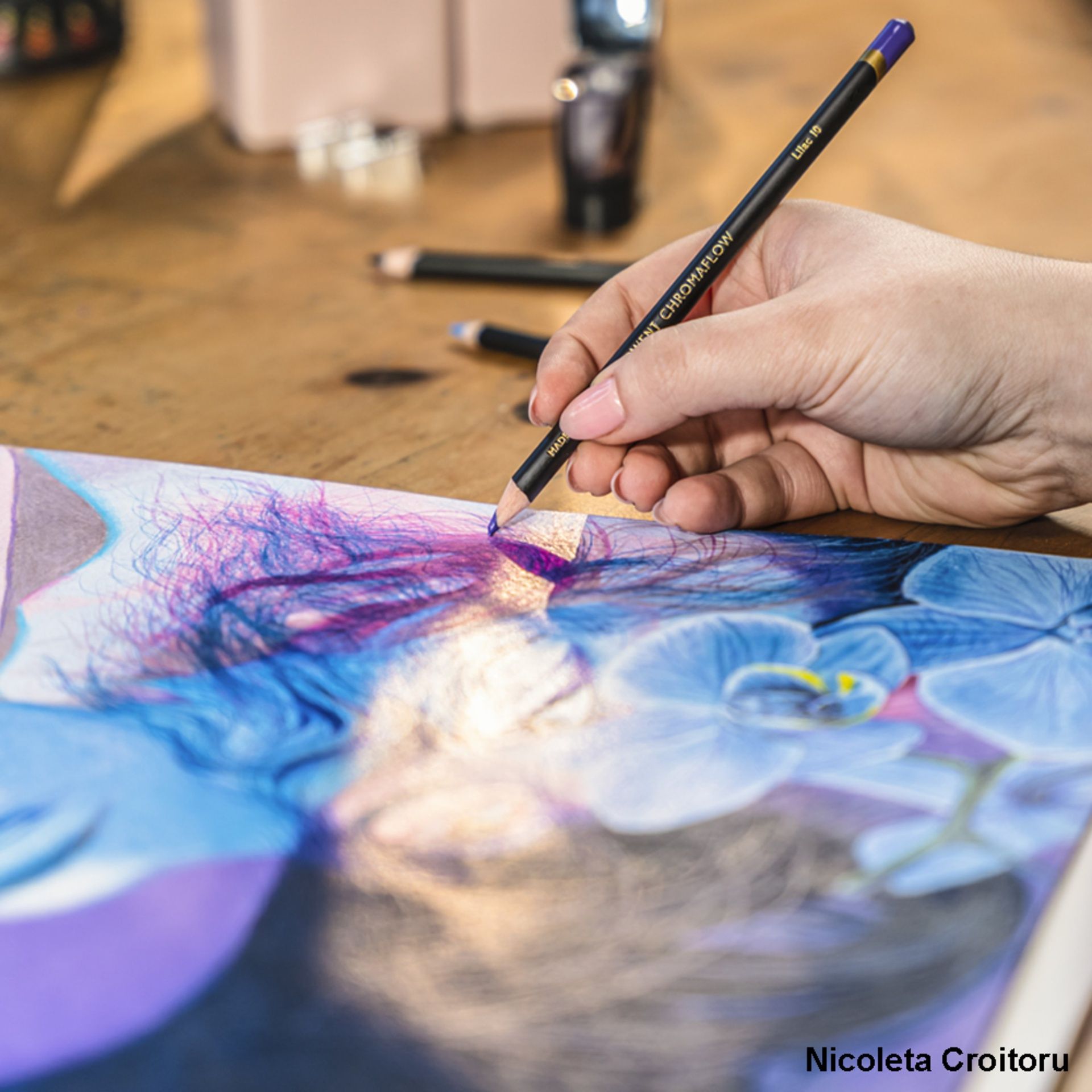 Derwent Chromaflow 150 kynälajitelma