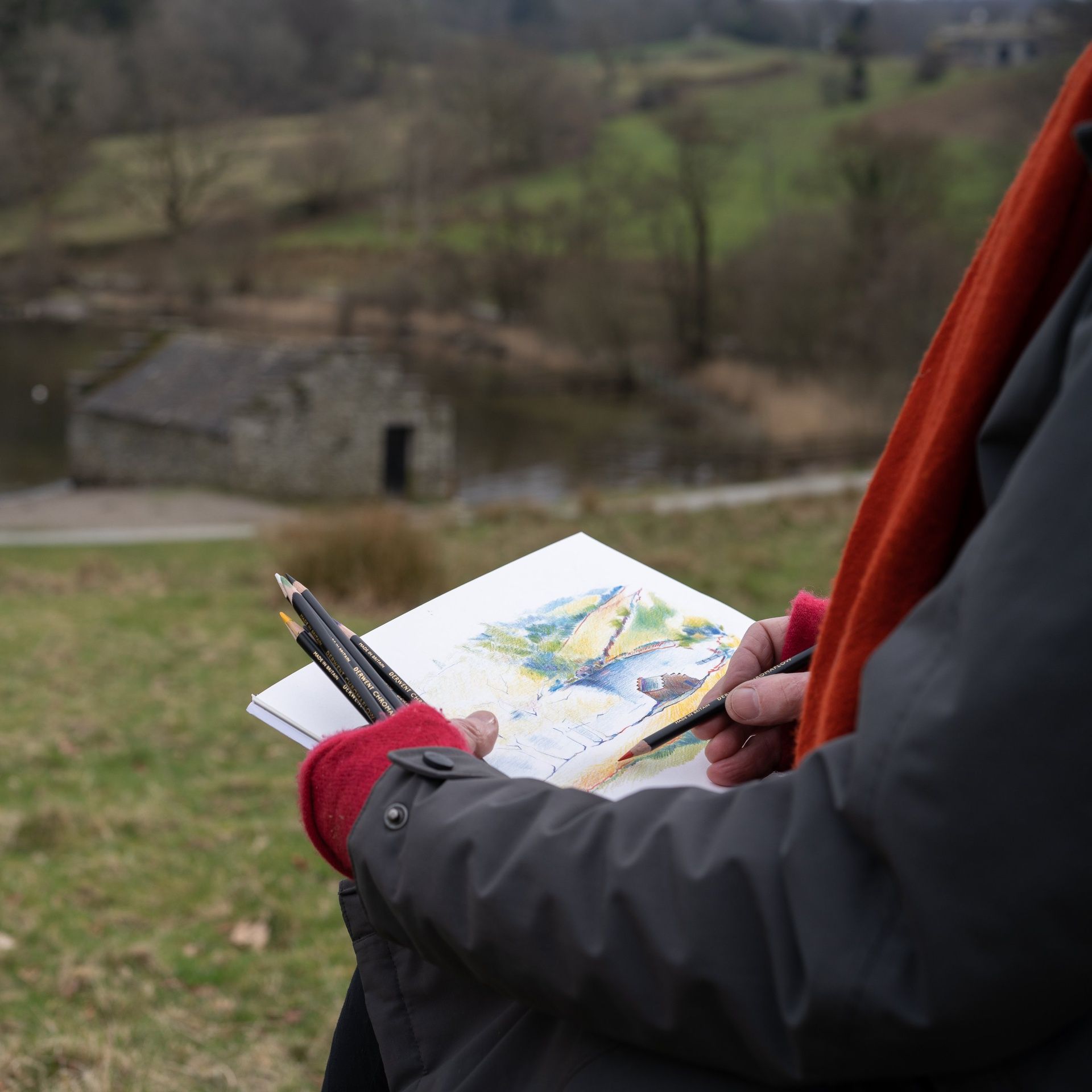 Derwent Chromaflow 150 kynälajitelma