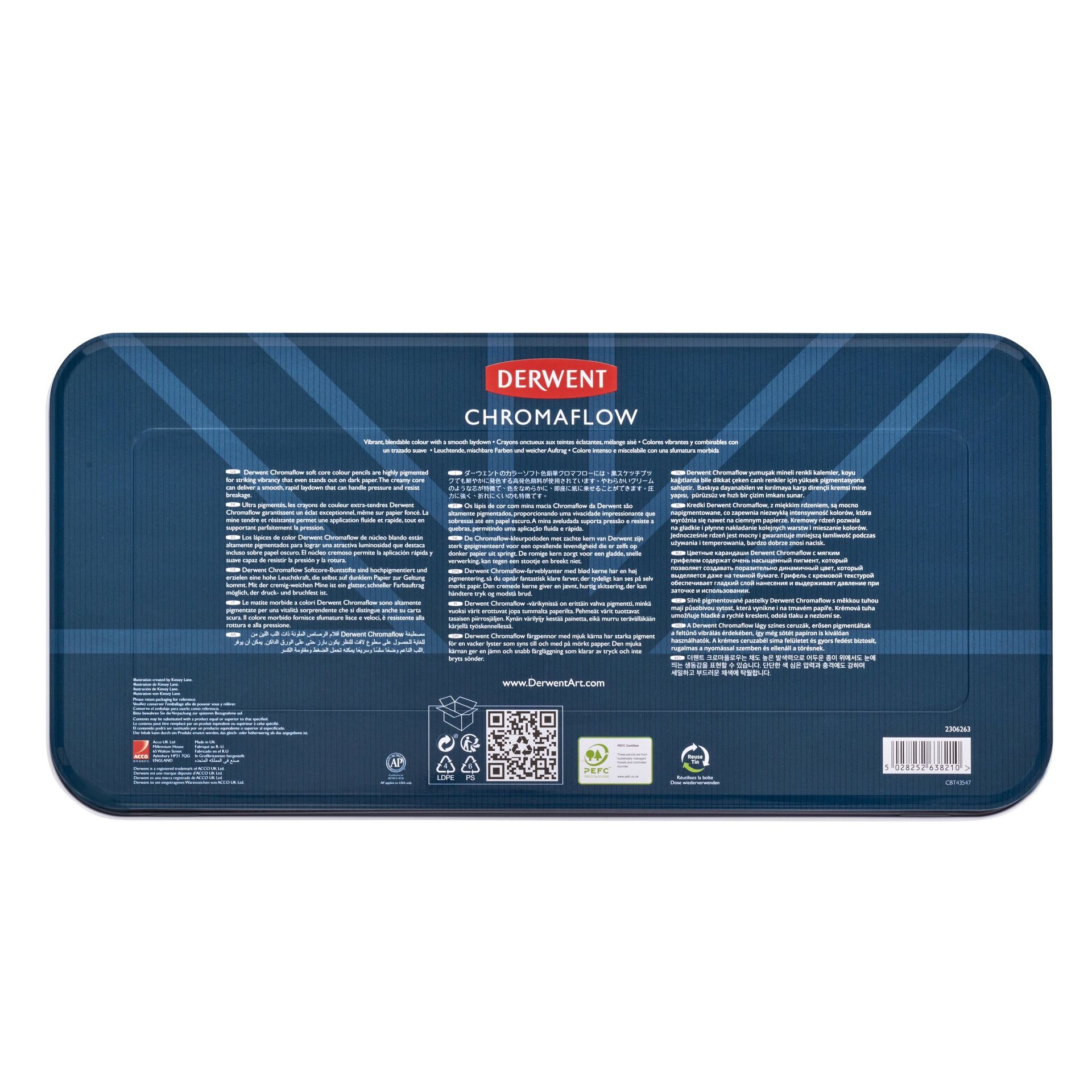 Derwent Chromaflow 150 kynälajitelma