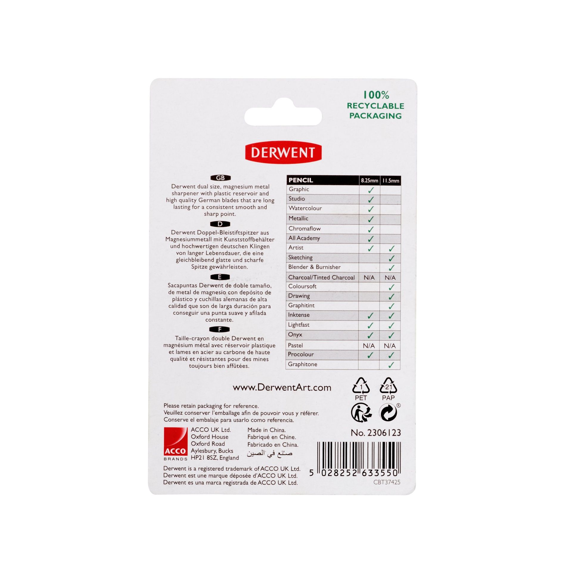 Derwent säiliöteroitin 2-reikää