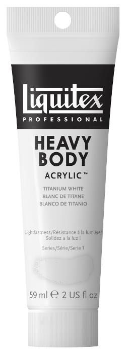 Liquitex Heavy Body 59ml 432 Titanium white (1), akryyliväri