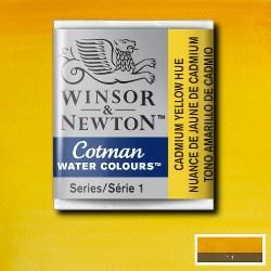 WN Cotman 1/2 (1,7ml) 109 Cadmium Yellow Hue, akvarellivärinappi x