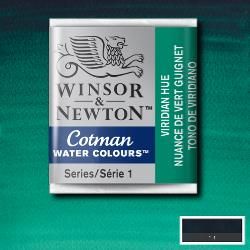 WN Cotman 1/2 (1,7ml) 696 Viridian Hue, akvarellivärinappi x